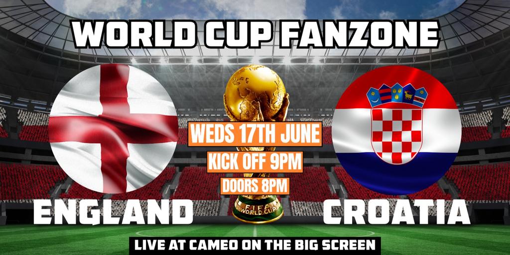 ENGLAND vs CROATIA - LIVE on the BIG Screen! ⚽️