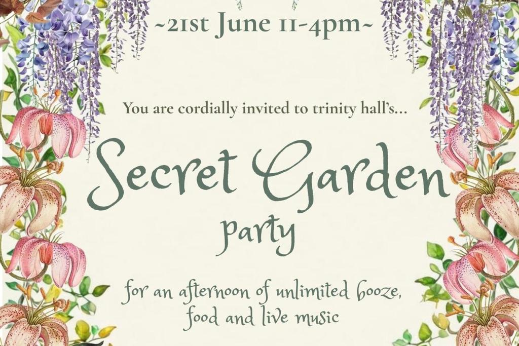 TIT HALL ENTS GARDEN PARTY: SECRET GARDEN
