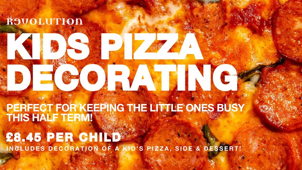 Kids Pizza Decorating @ Revolution Newcastle