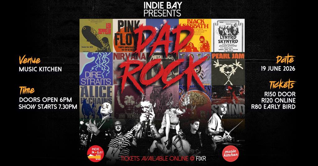 Indie Bay presents DAD ROCK Fri 19th June