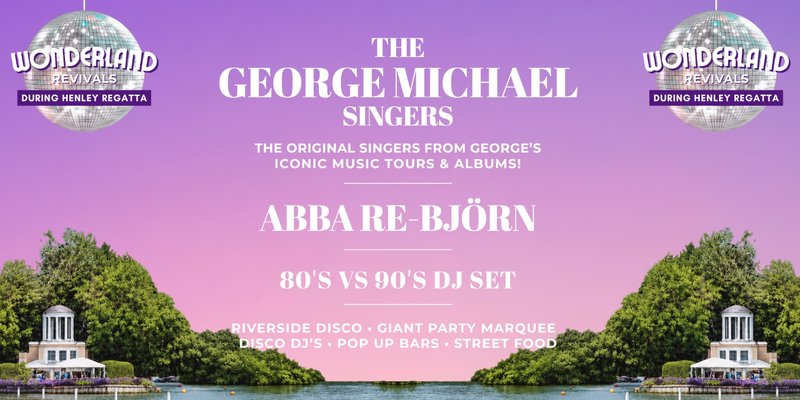 The George Michael Singers & ABBA Re-Björn at The Barn Bar During The Henley Royal Regatta