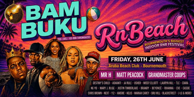 RnB Indoor Beach Festival - BamBuKu @Aruba 26.06.26