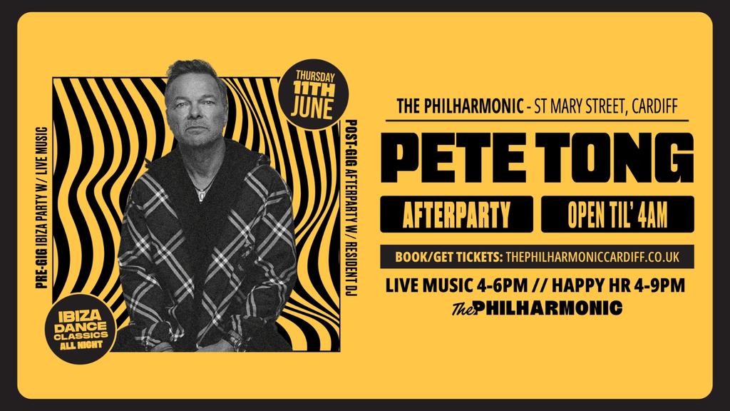 PETE TONG IBIZA CLASSICS AFTER PARTY
