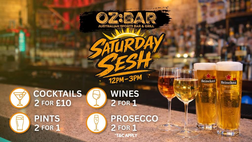 SATURDAY SESH | OZ:BAR
