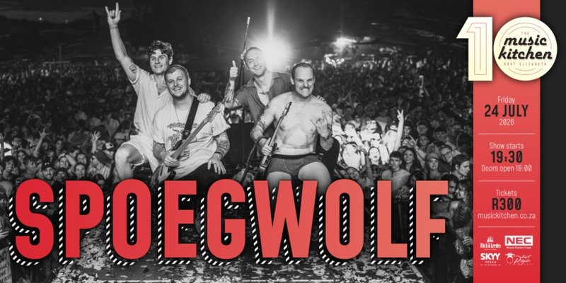 SPOEGWOLF live at The Music Kitchen Fri 24th Jul 2026