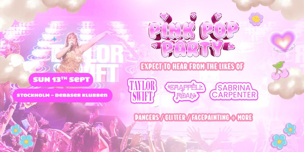 The Pink Pop Party Is Coming To Stockholm!