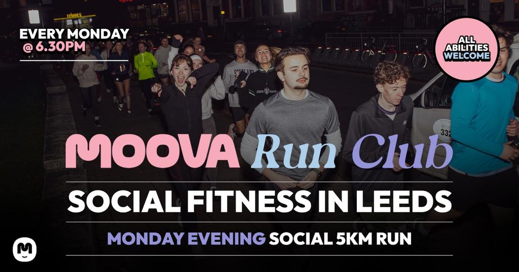 MOOVA MONDAYS - Evening Social 5km Run - Mon 25th May
