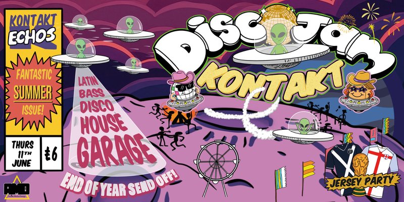 DiscoJam x Kontakt: End of Year Send Off! 🎉🪩🚀⚽️