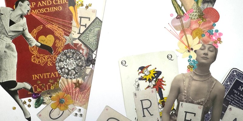 Paper Collage x Embroidery Workshop at The Granero Lounge, Ruislip