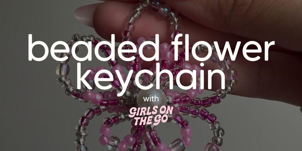 GOTG Beaded Flower Keychains