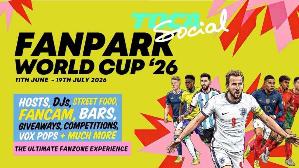 England v Ghana World Cup 2026 | FANPARK at TOCA Social White City London