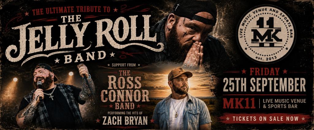 The Jelly Roll Band + The Ross Connor Band as Zach Bryan