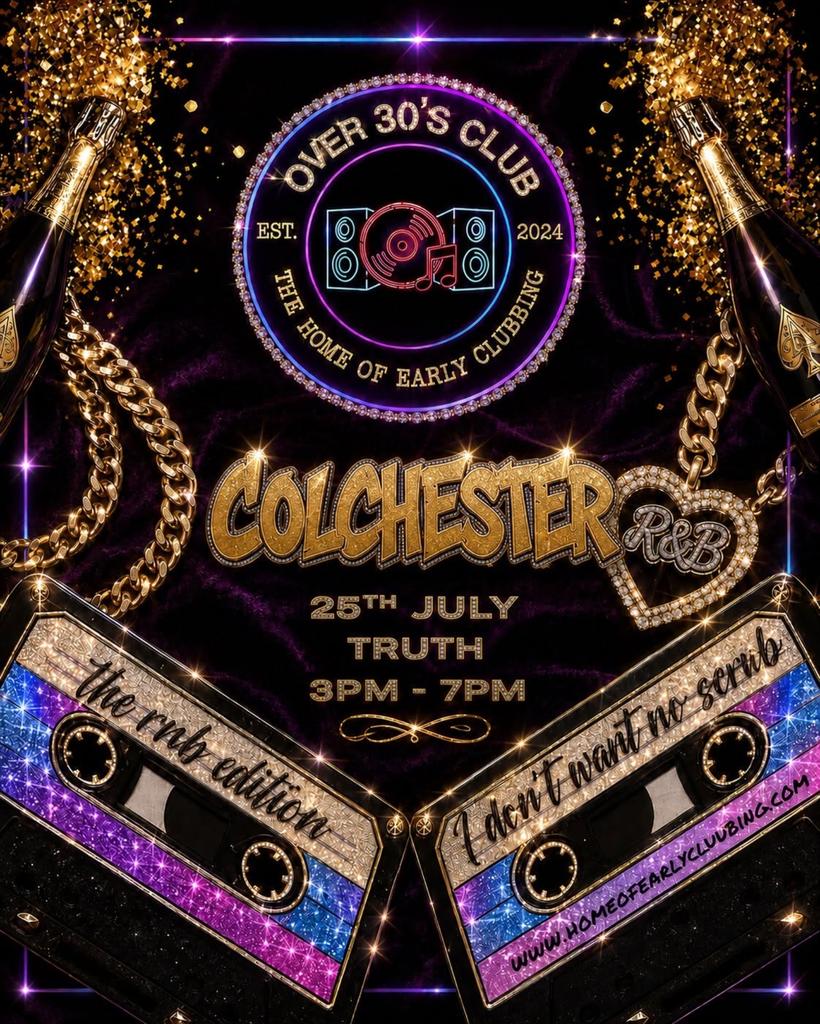 Over 30s Club Presents Daytime Disco - Colchester (R&B Edition)