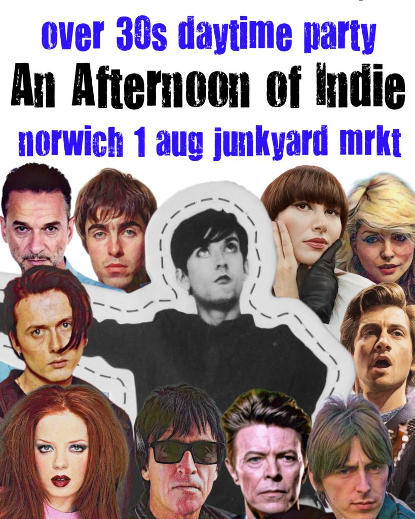 An Afternoon of Indie NORWICH (Over 30s Only)