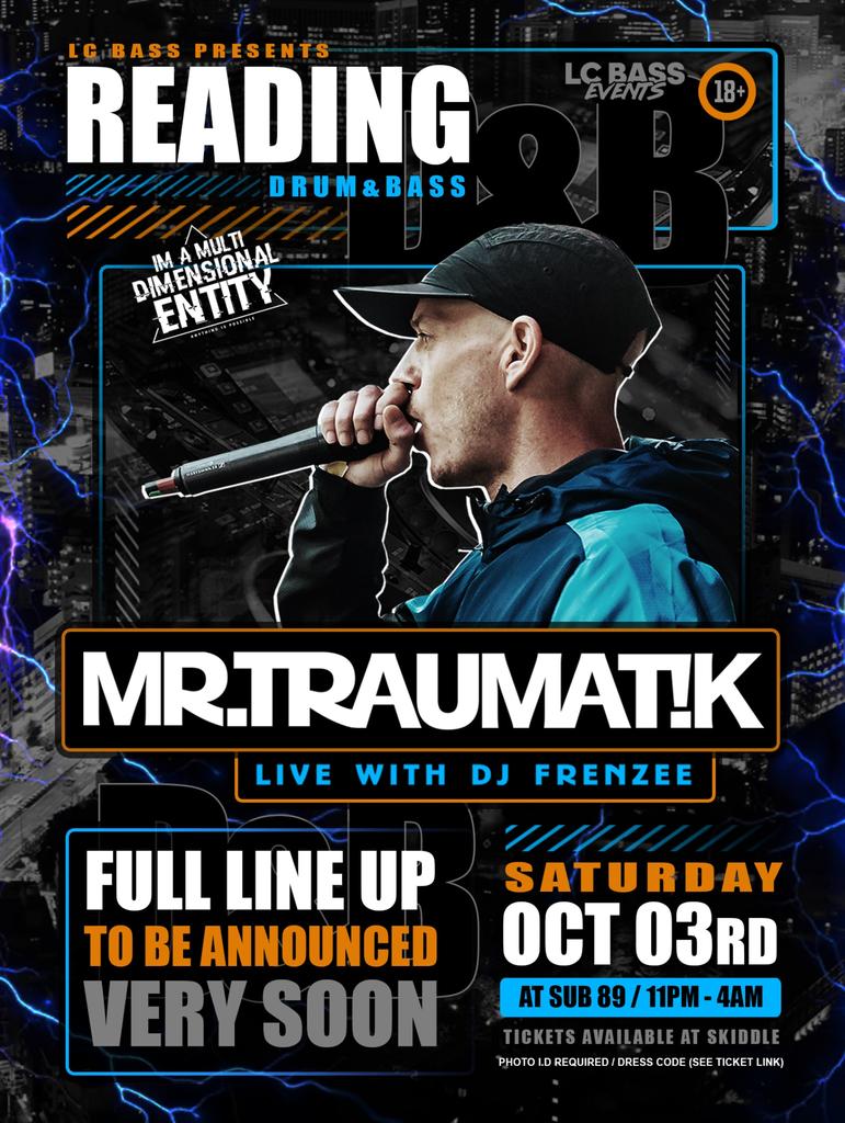 Mr Traumatik UK Tour 2026