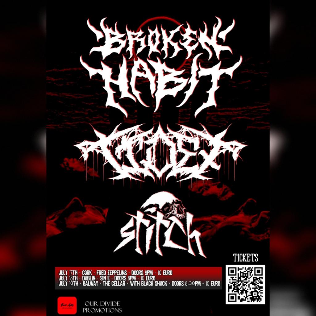 Broken Habit, Stitch, Tide 7, Black Shuck @ The Cellar