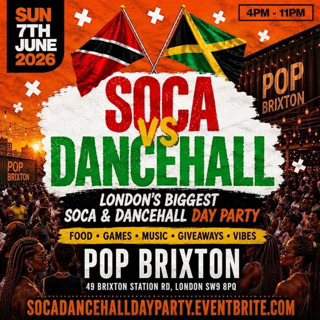 Soca Vs Dancehall Day Party – 1500+ Ravers - Everyone Free w/Ticket