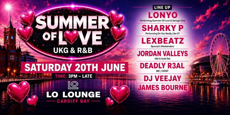 Summer Of Love UKG & R&B Summer Outdoor Day Party Cardiff