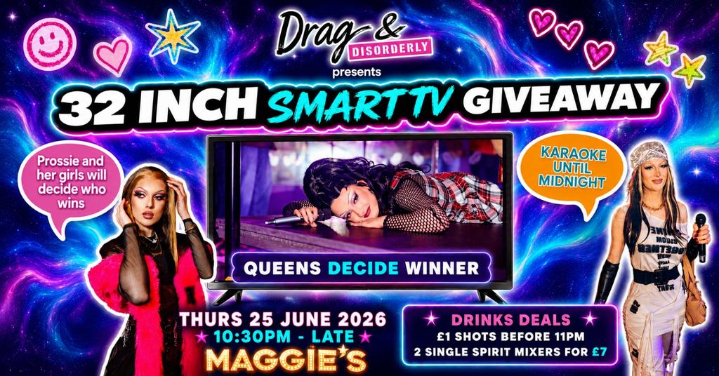 Drag & Disorderly 💅 TV GIVEAWAY 📺