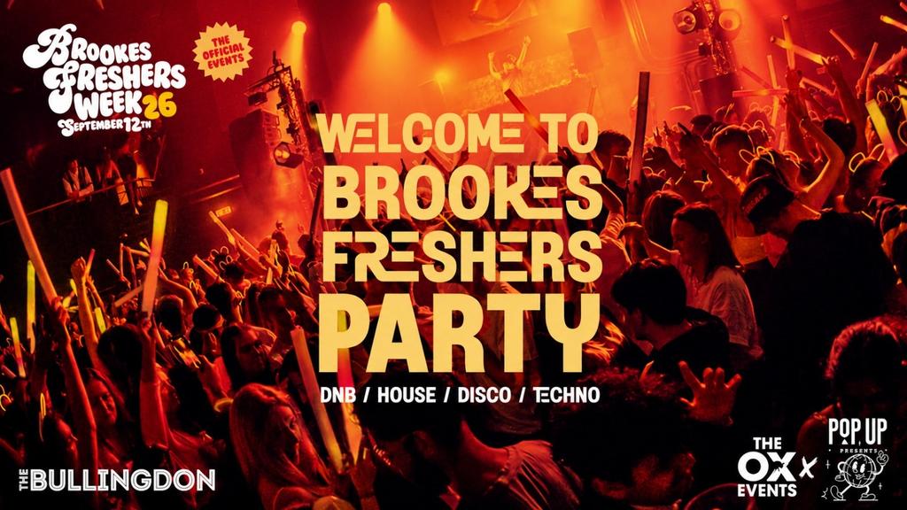 Welcome to Oxford Brookes Freshers || Saturday Night Special.