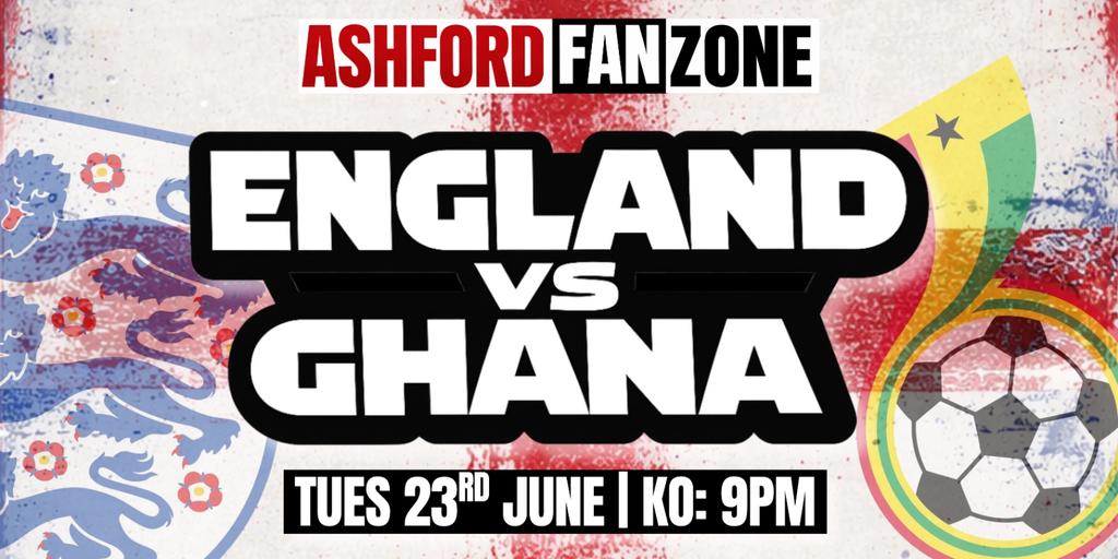 ENGLAND vs GHANA - LIVE on the BIG Screen! ⚽️