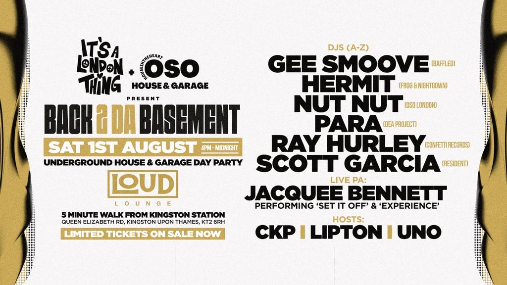 IALT & OSO H&G present BACK 2 DA BASEMENT