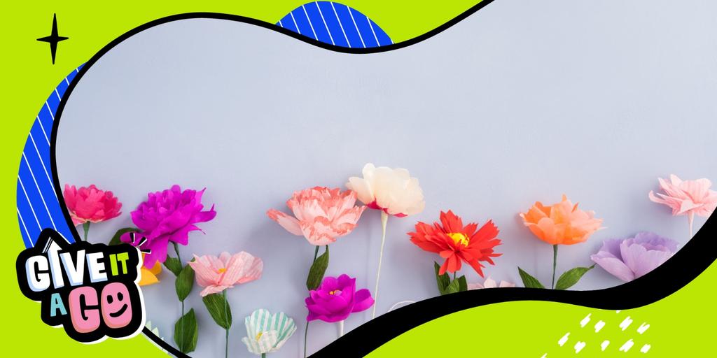 Give It A Go!: Crepe Paper Floral Bouquets