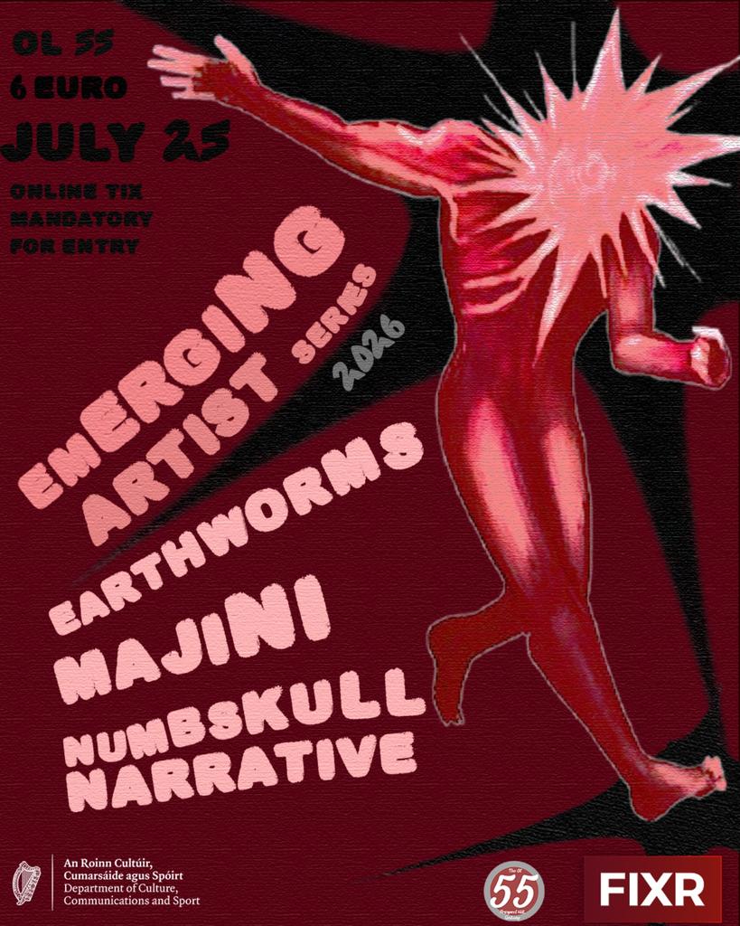Emerging Artists Series 2026 - Earthworms, Numbskull Narrative, Majini
