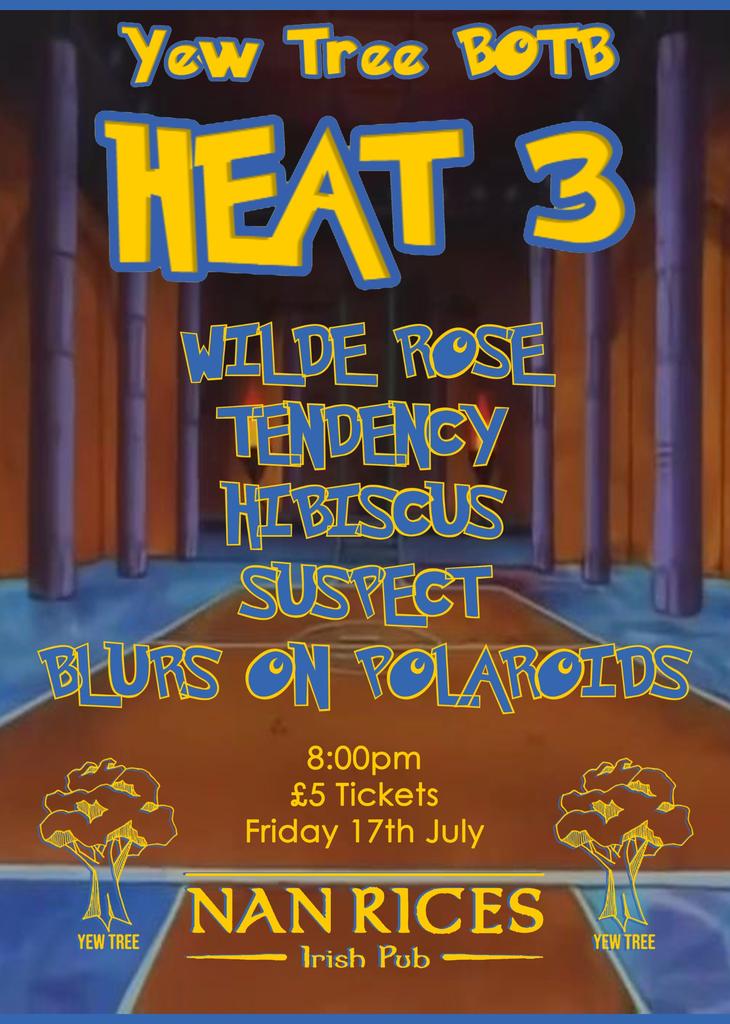 Yew Tree Debut Battle Of The Bands Heat 3
