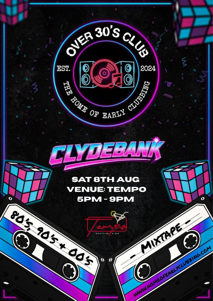 Over 30's Club Presents Daytime Disco: Clydebank
