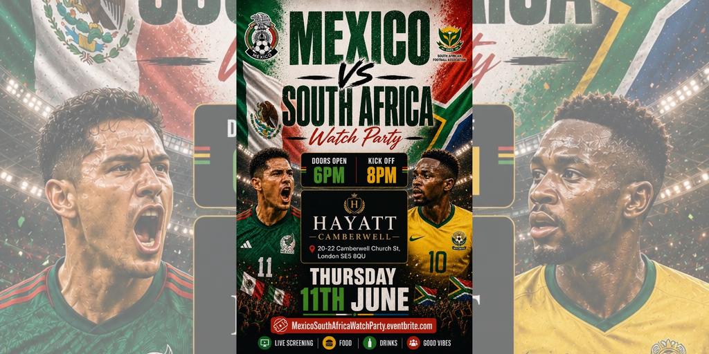 Mexico VS South Africa - Watch Party