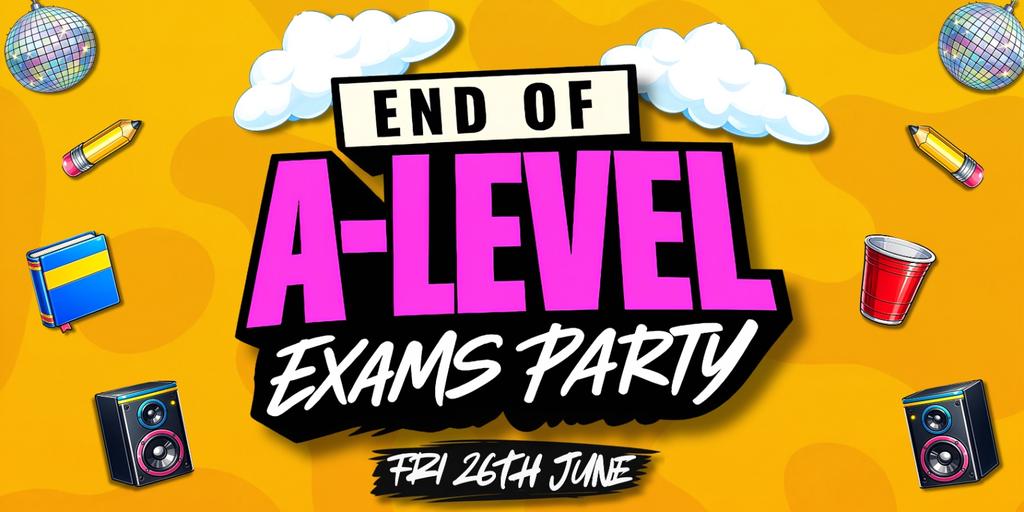 END OF A-LEVEL EXAMS PARTY 2026 📚✏️🥳