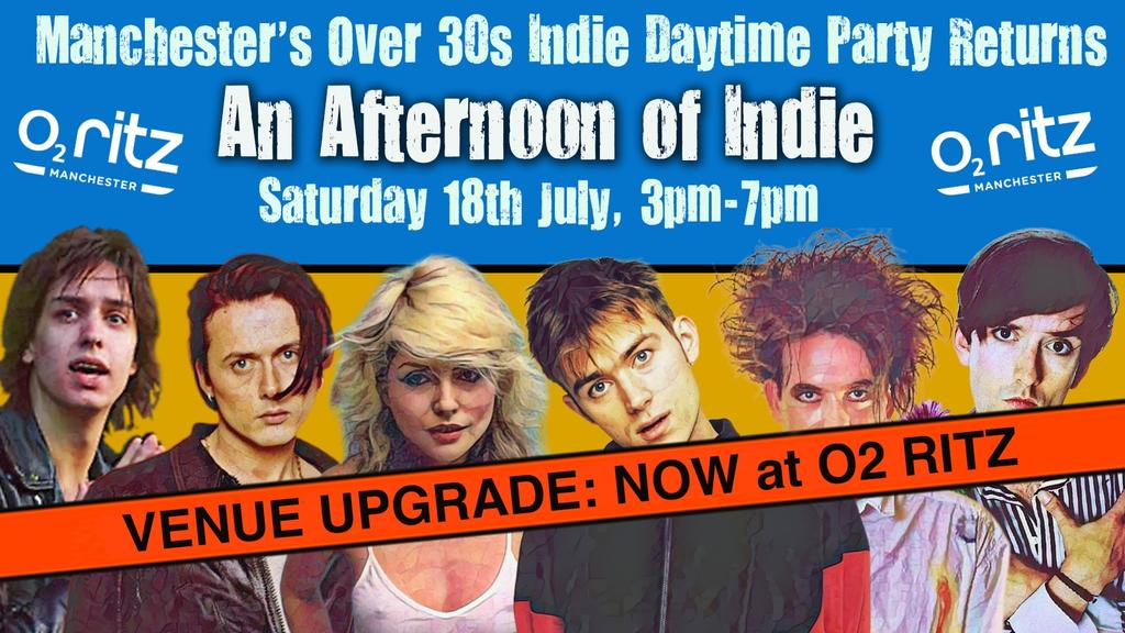 MANCHESTER: A Summer Afternoon of indie - Over 30s: 18th July, 3pm-7pm *VENUE UPGRADE*