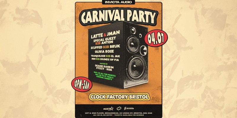 Invicta Audio Carnival Party [Charity Fundraiser]