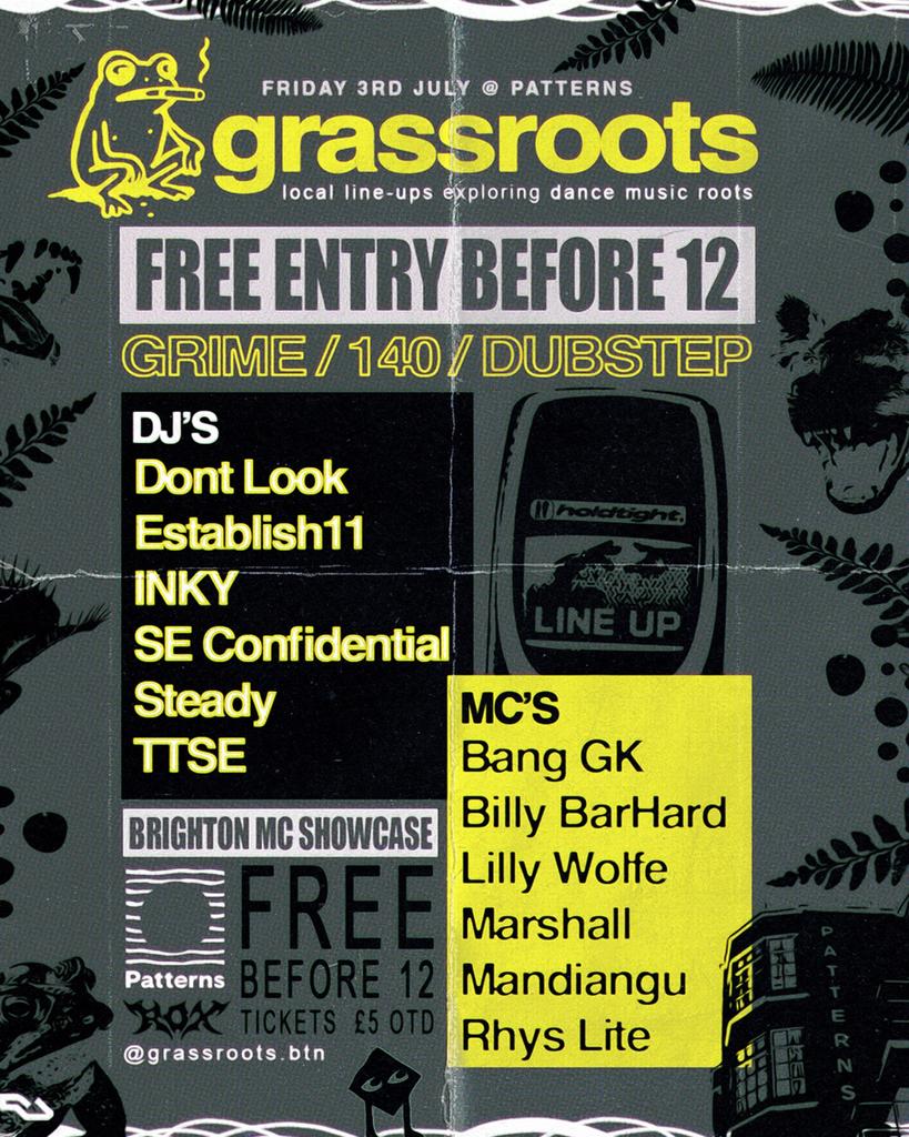 GRASSROOTS 🐸 FREE - GRIME, 140, DUBSTEP - 03/07/26