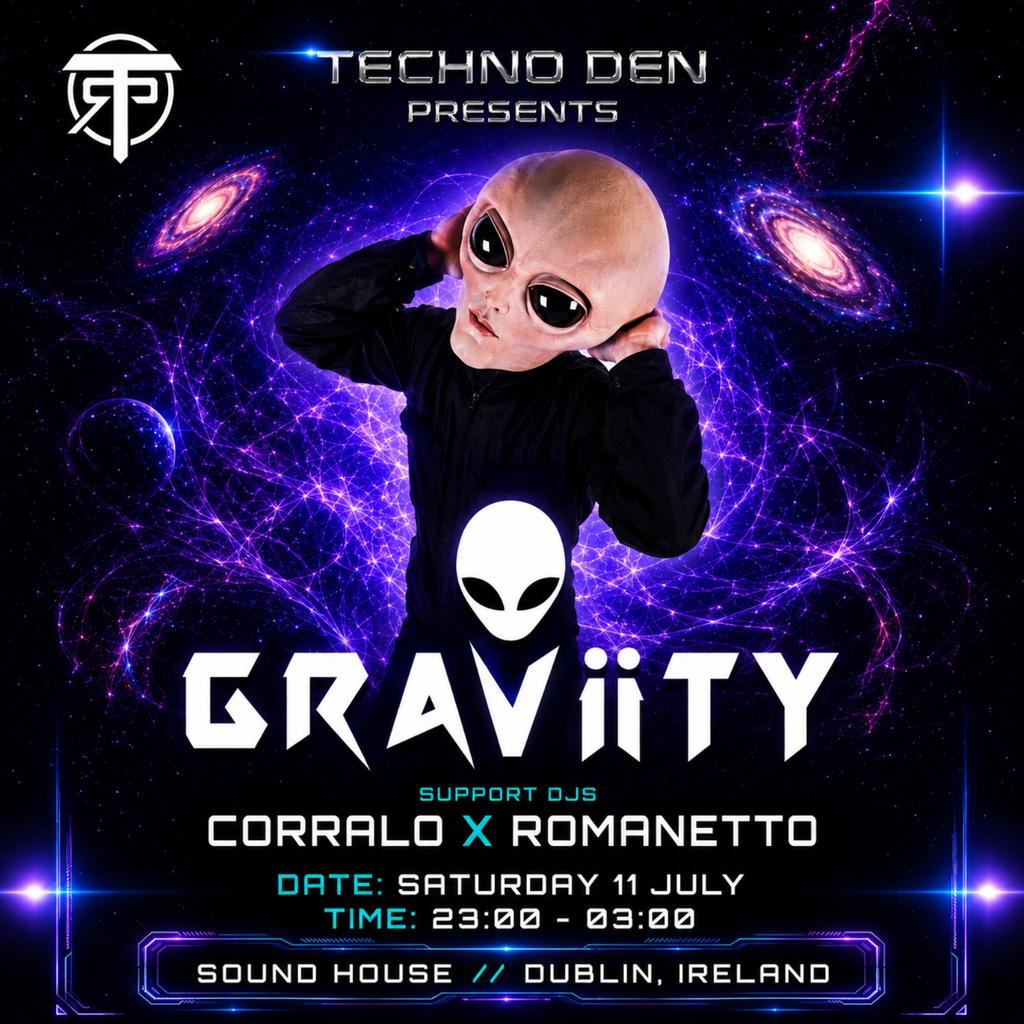Techno Den Presents: GRAVIITY Psy Techno Rave - by TRP