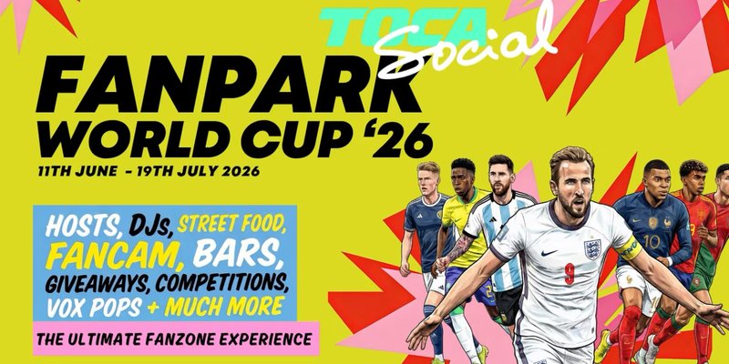 England v Ghana World Cup 2026 | FANPARK at TOCA Social White City London