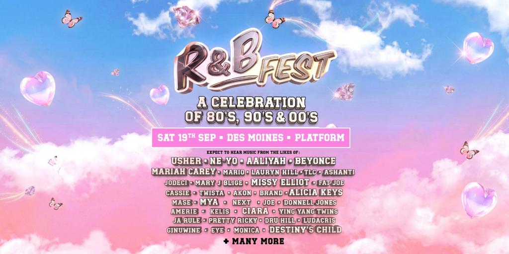 R&B Fest Is Coming To Des Moines!
