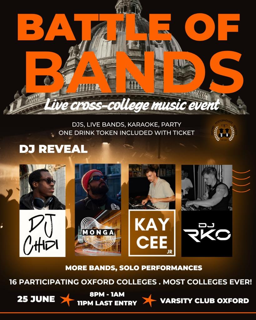 Battle of the Bands Oxford