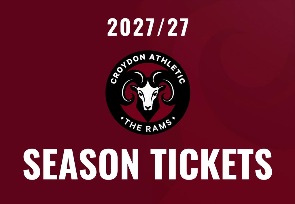Croydon Athletic - Season Tickets 2026/27