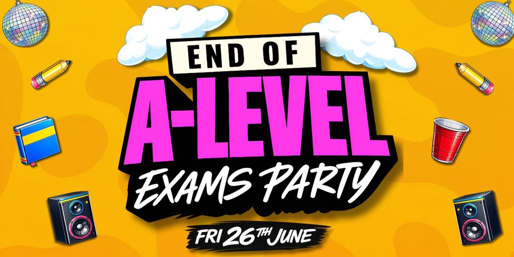 END OF A-LEVEL EXAMS PARTY 2026 📚✏️🥳