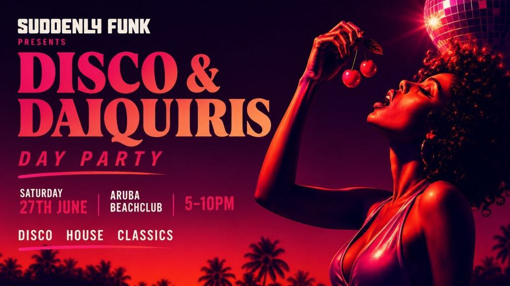 Suddenly Funk presents Daytime Disco @ Aruba 27.06.26