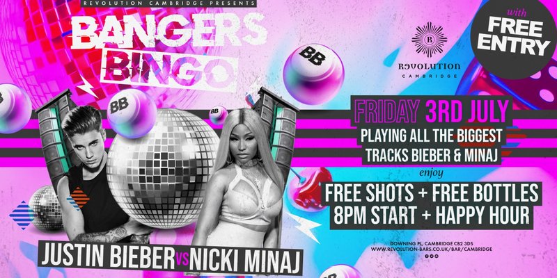 BANGERS BINGO - Bieber Vs Rhianna