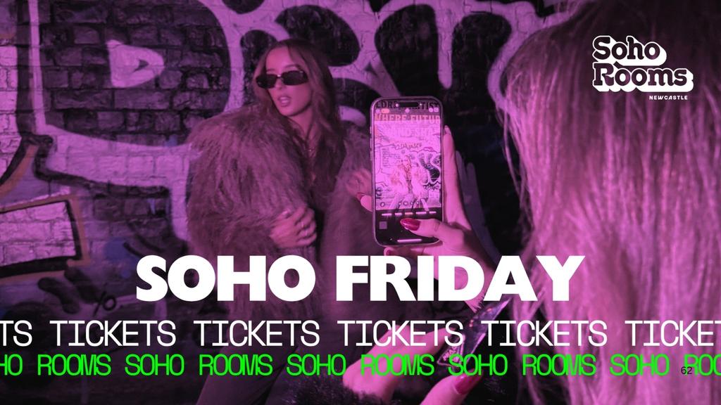 Soho Fridays 🍒| Soho Rooms Newcastle