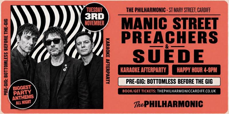 Manic Street Preachers & Suede Karaoke Afterparty