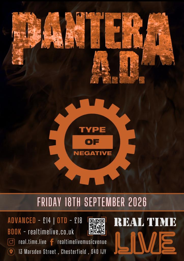 Pantera + Type O Negative Tributes - Pantera AD + Type of Negative (14+)