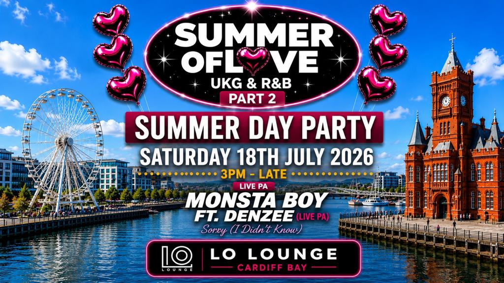 Summer Of Love UKG & R&B Summer Outdoor Day Party Cardiff
