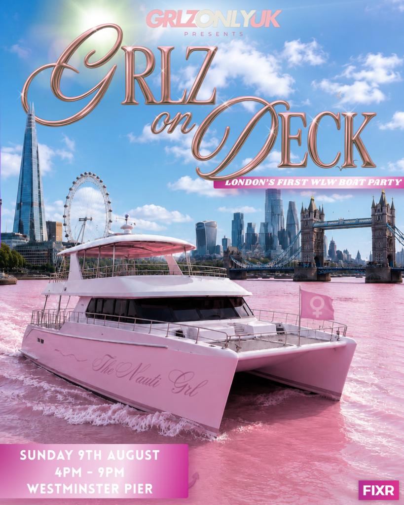 GRLZ ON DECK - WLW BOAT PARTY - Grlz Only