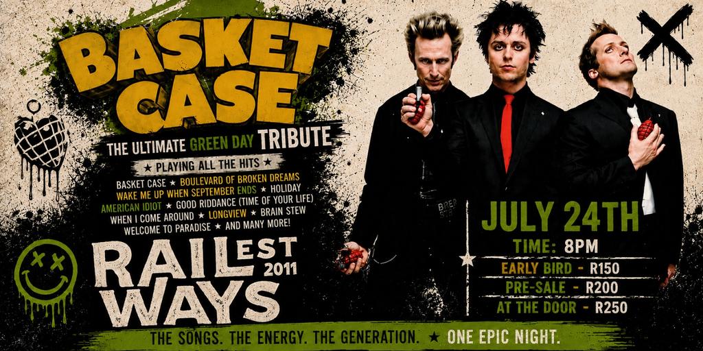 Basket Case – The Ultimate Green Day Tribute