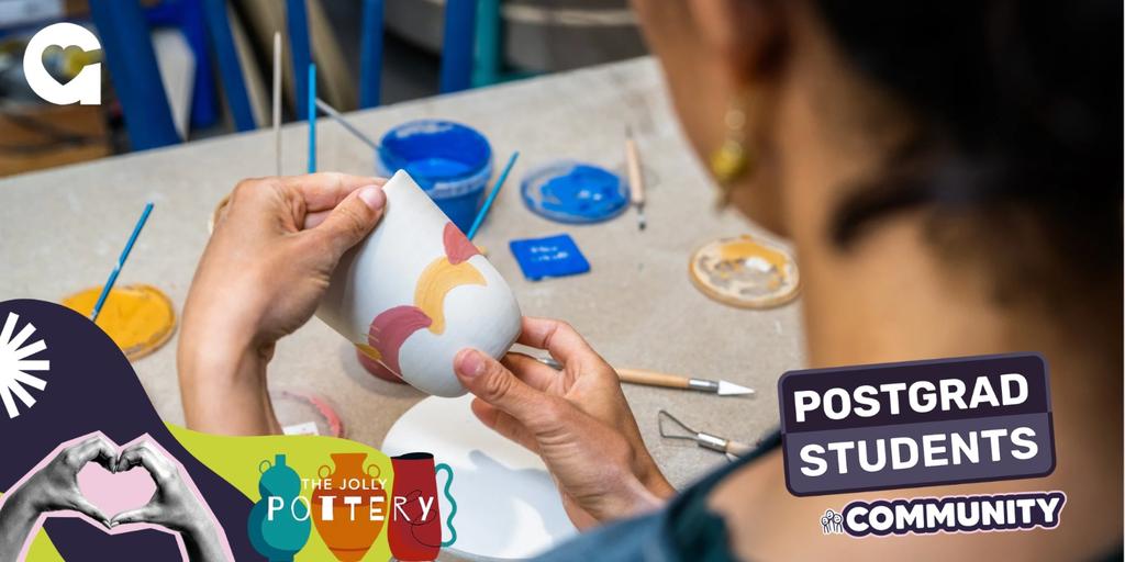 Postgrad Pottery Painting @ The Jolly Pottery!